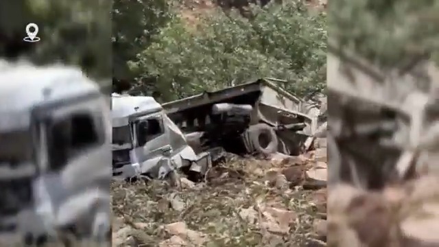 🚨Gabar Dağı’nda kesilen ağaçları taşıyan TIR, şarampole yuvarlandı, sürücüsü Aziz Kılınç, yoğun bakıma alındı
