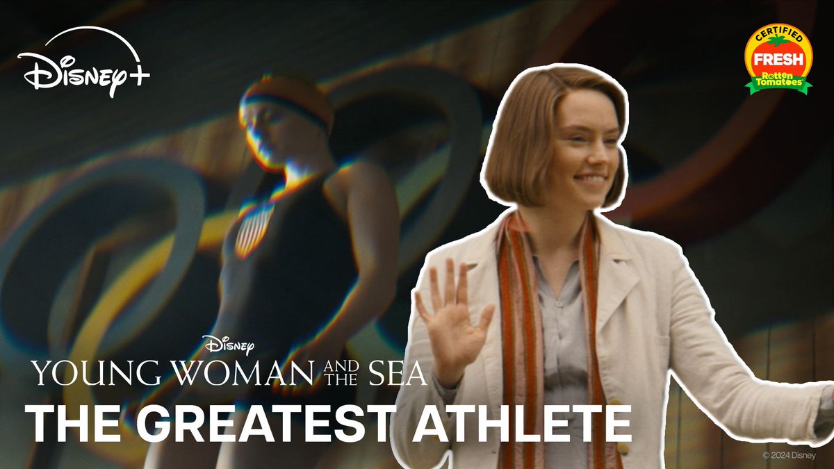 #YoungWomanAndTheSea is "one of the best films all year." 🏊‍♀️ Stream it now on Disney+.