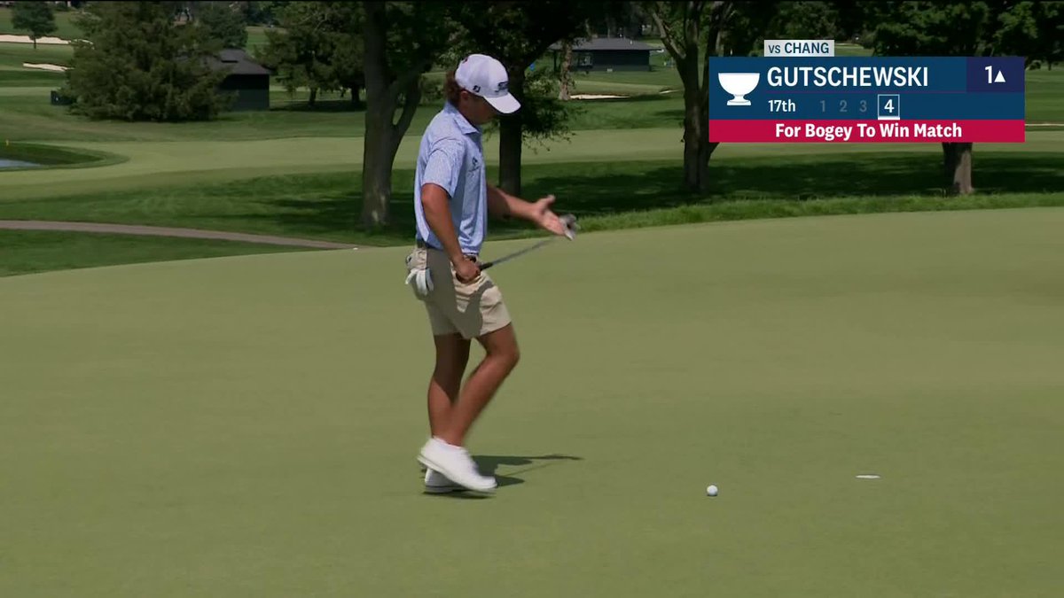 Rankings ain't nothing but a number! Trevor Gutschewski, No. 3570 in WAGR®, will play for the U.S. Junior Amateur 🏆 tomorrow.