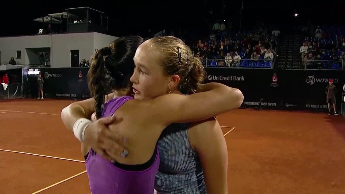 Mirra Andreeva is the champion in Iasi 💜 Avanesyan retired in the deciding set, final score: 5-7, 7-5, 4-0. #UniCreditIasiOpen