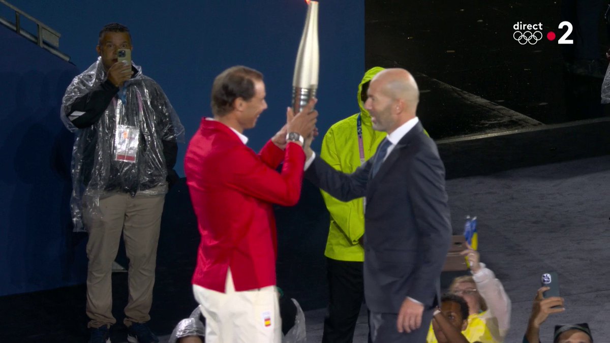#Paris2024 | Zinédine Zidane 🔥 Rafael Nadal 📺 Suivez le direct :