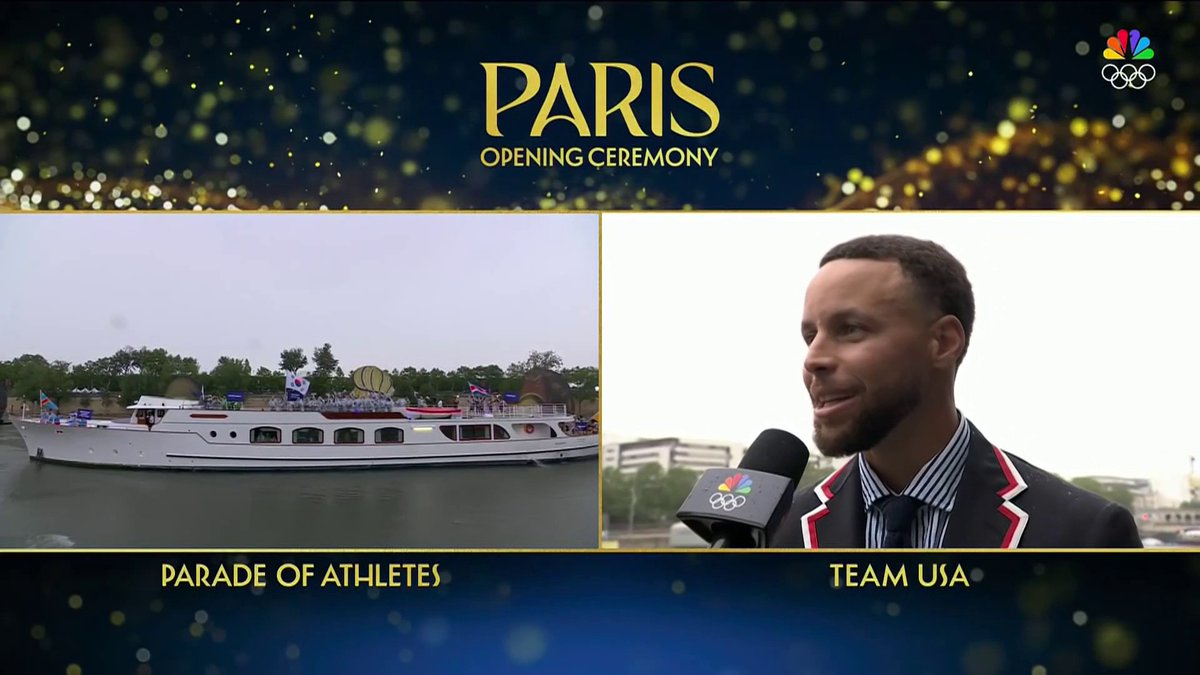 "No matter what you experience in your career, there's something very humbling and the gratitude flows when you know you're an Olympic athlete." -Stephen Curry 📺 #ParisOlympics Opening Ceremony on NBC and Peacock