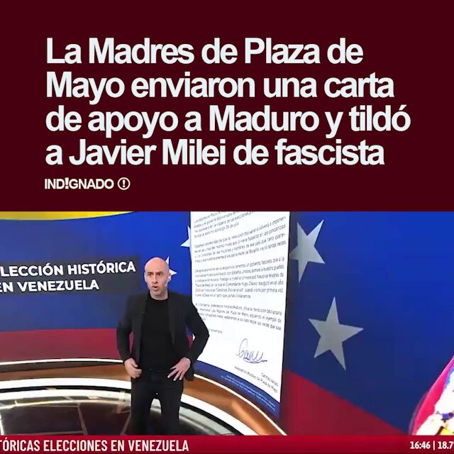 EL PELADO TREBUCQ ESTALLÓ POR LA CARTA DE APOYO DE: Las Madres de Plaza de Mayo a Nicolás Maduro: “Maduro es un dictador, un asesino y las Madres son unas impresentables y un cachivache” Compartí y deja tu “Si” si apoyas estas fuertes palabra del Pelado. 🔥👊🏻