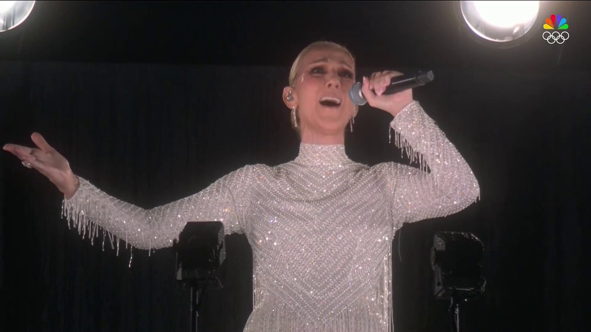 WE ARE SPEECHLESS. 🥹 Celine Dion gives the performance of a lifetime at the #ParisOlympics.