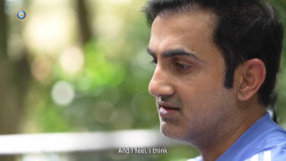 Baton has passed to Gautam Gambhir from Rahul Dravid. - A beautiful welcome video. ❤️