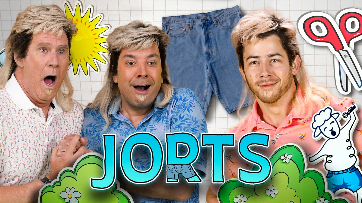 Jorts w/ Will Ferrell ft. Nick Jonas! #FallonTonight