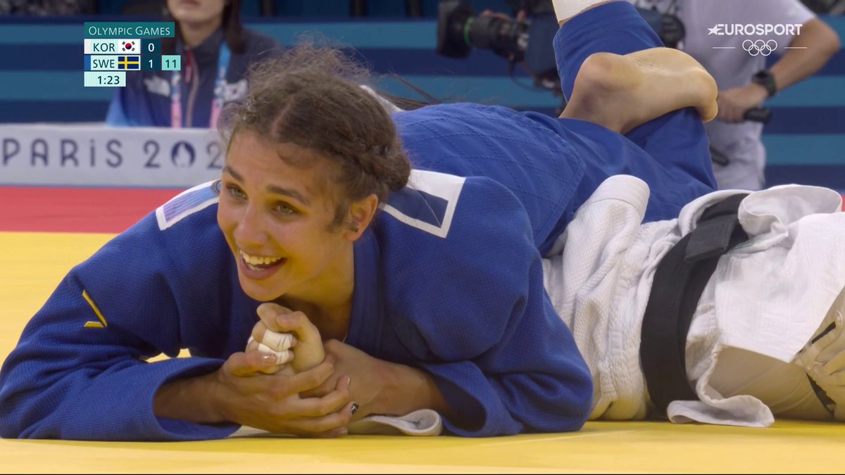 "Vilken start!" 🤩🇸🇪 Tara Babulfath är vidare i judo efter seger i första matchen mot Lee Hyekyeong! 📲 Streama varje ögonblick från OS i Paris 2024 – bara på Max