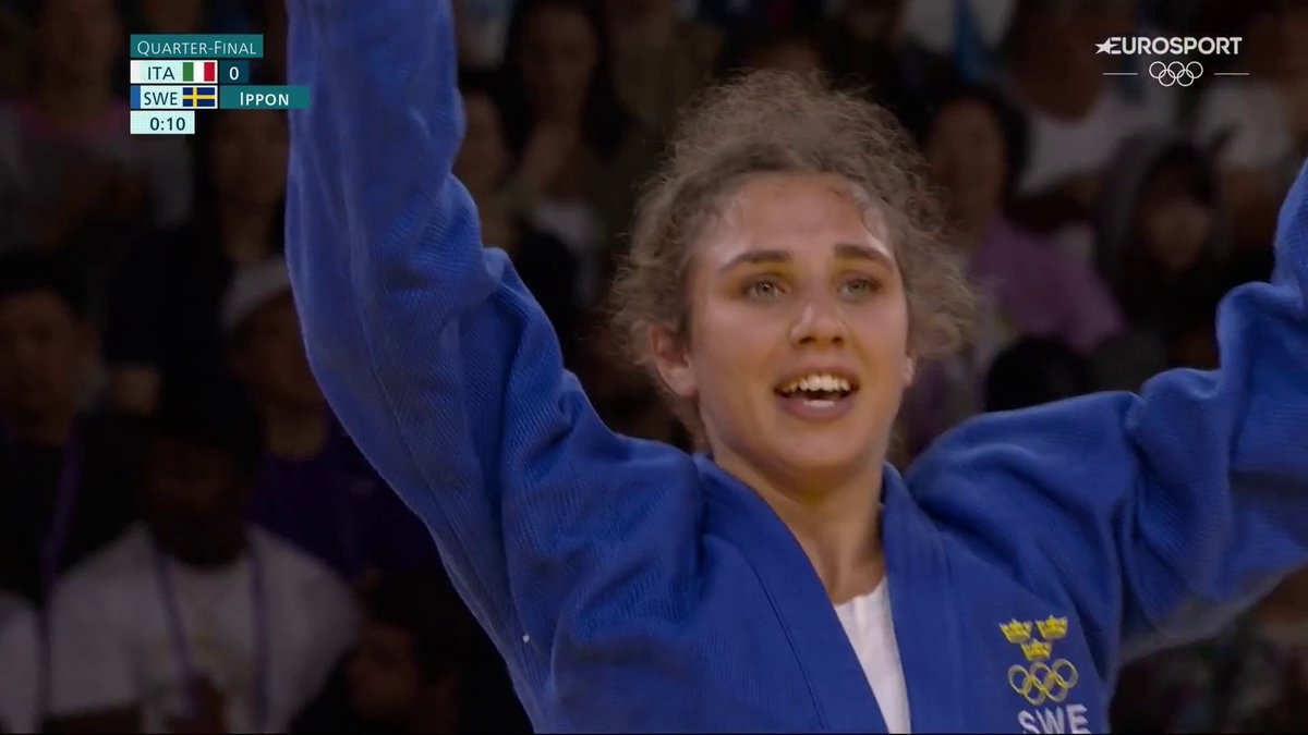 OS-SEMIFINAL! 🤩🇸🇪 18-åriga Tara Babulfath besegrar världsettan Assunta Scutto i judo. 📲 Streama varje ögonblick från OS i Paris 2024 – bara på Max