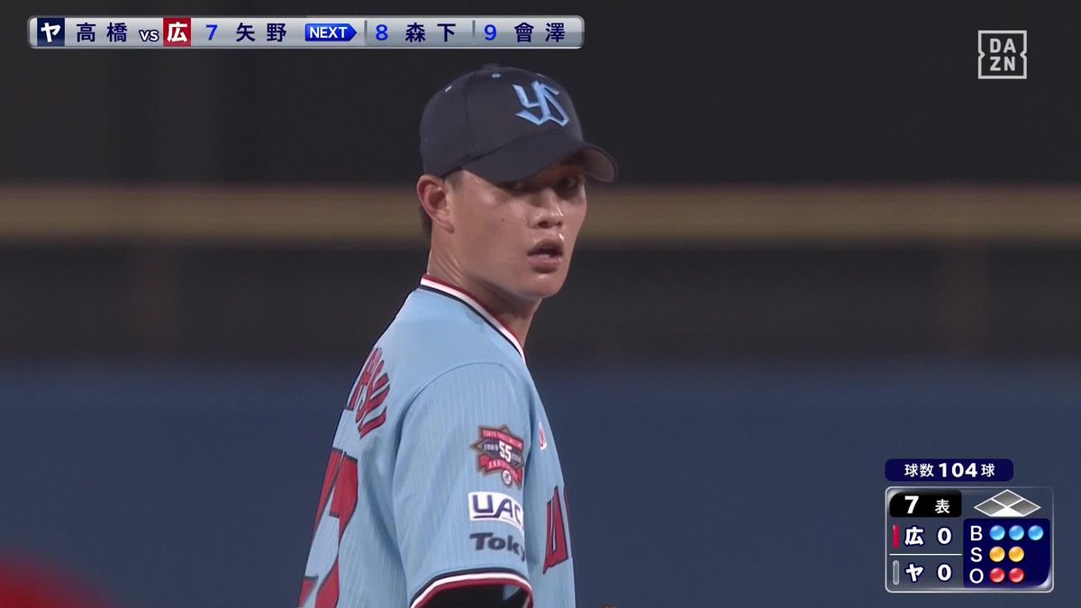 / 唸るストレート、吠える投手 \ 3試合を跨ぎ連続無失点は17回1/3に #高橋奎二 7回無失点で今季3勝目 回数:7 球数:105 安打:4 三振:6 四球:0 失点:0 ⚾プロ野球(2024/7/27) 🆚ヤクルト×広島 📱Live on DAZN #DAZNプロ野球 #swallows