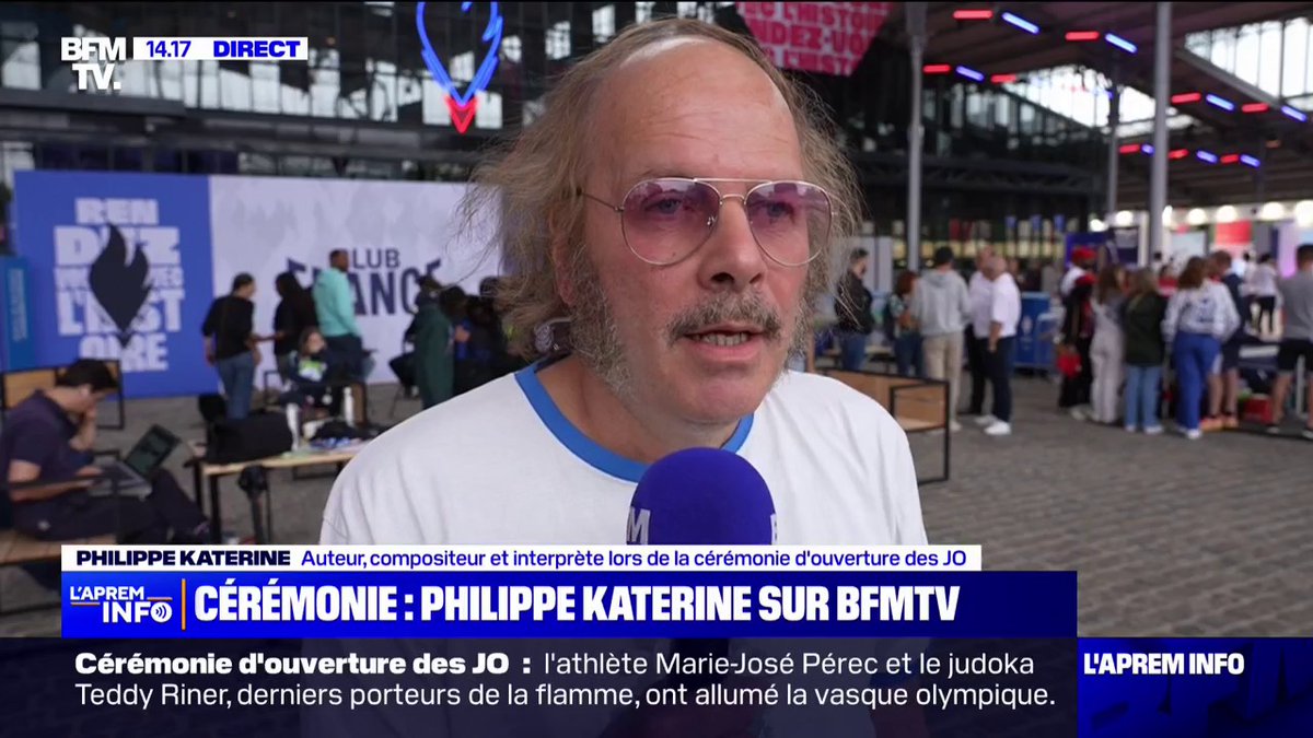 💬 "Ce serait ennuyeux s'il n'y avait pas de polémique" Philippe Katerine, auteur et compositeur revient sur les critiques au lendemain de la cérémonie des JO 2024