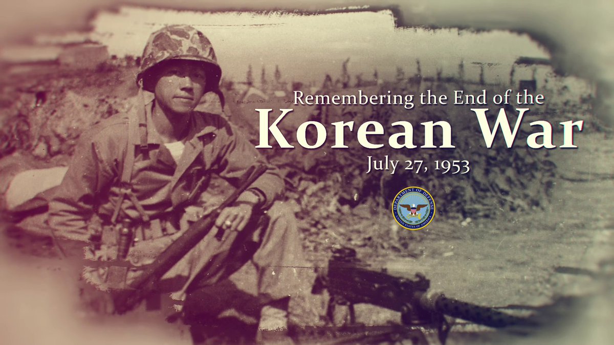 On this day 71 years ago, the Korean Armistice Agreement was signed, effectively ending three years of fighting on the Korean Peninsula. Today we pay tribute and recognize all the veterans who served, fought and died during the Korean War.