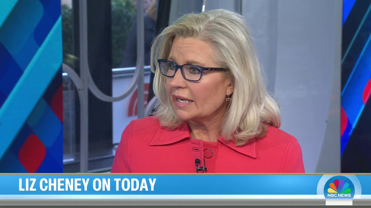 Q. “Do you believe if Donald Trump were elected next year, that he would try to stay in office beyond a second term? That he would never leave office?” Liz Cheney: “There’s no question… Absolutely. He’s already done it once.” (April 2023)
