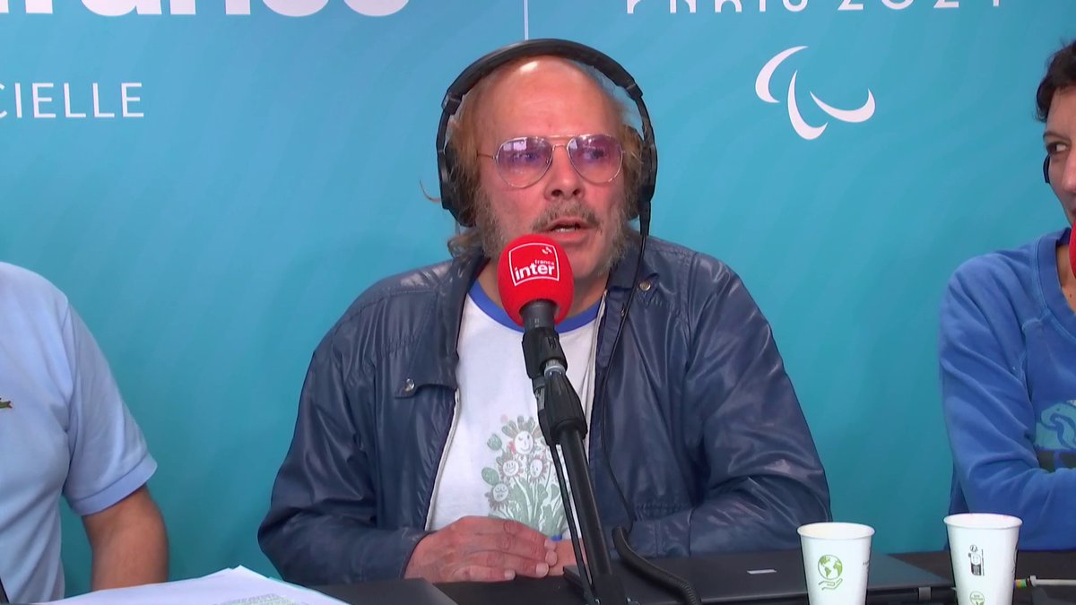 Philippe Katherine, ce génie. « - Vous avez choqué Elon Musk. - Quel honneur pour moi. J'étais aux anges quand on me l'a dit. » #Paris2024