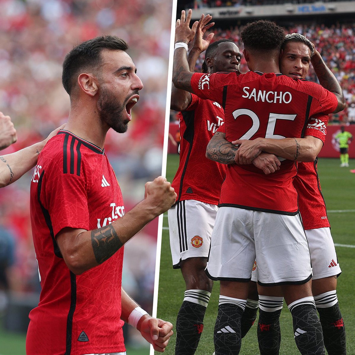 Jadon on the scoresheet in the US 🇺🇸 #MUFC || #MUTOUR24