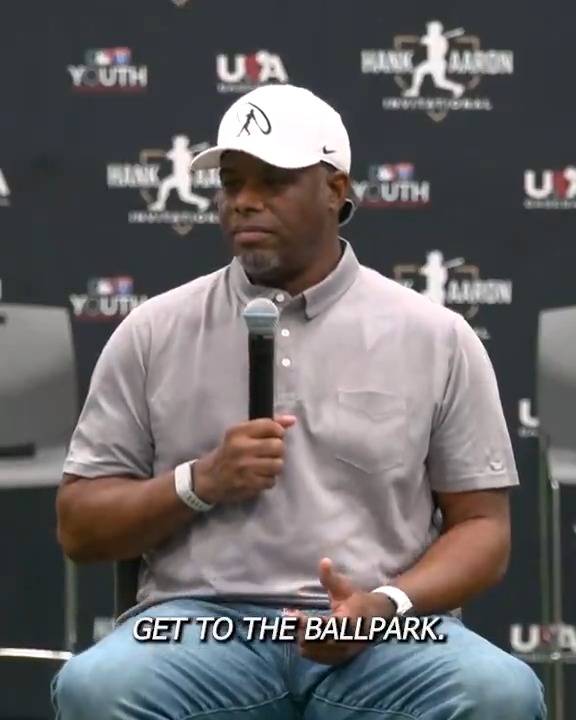 “We talk about giving back, we need to give back all the time and this is part of it.” 💛🖤 Ken Griffey Jr. shares his goals on growing the future of the game at #HAI2024 🌟