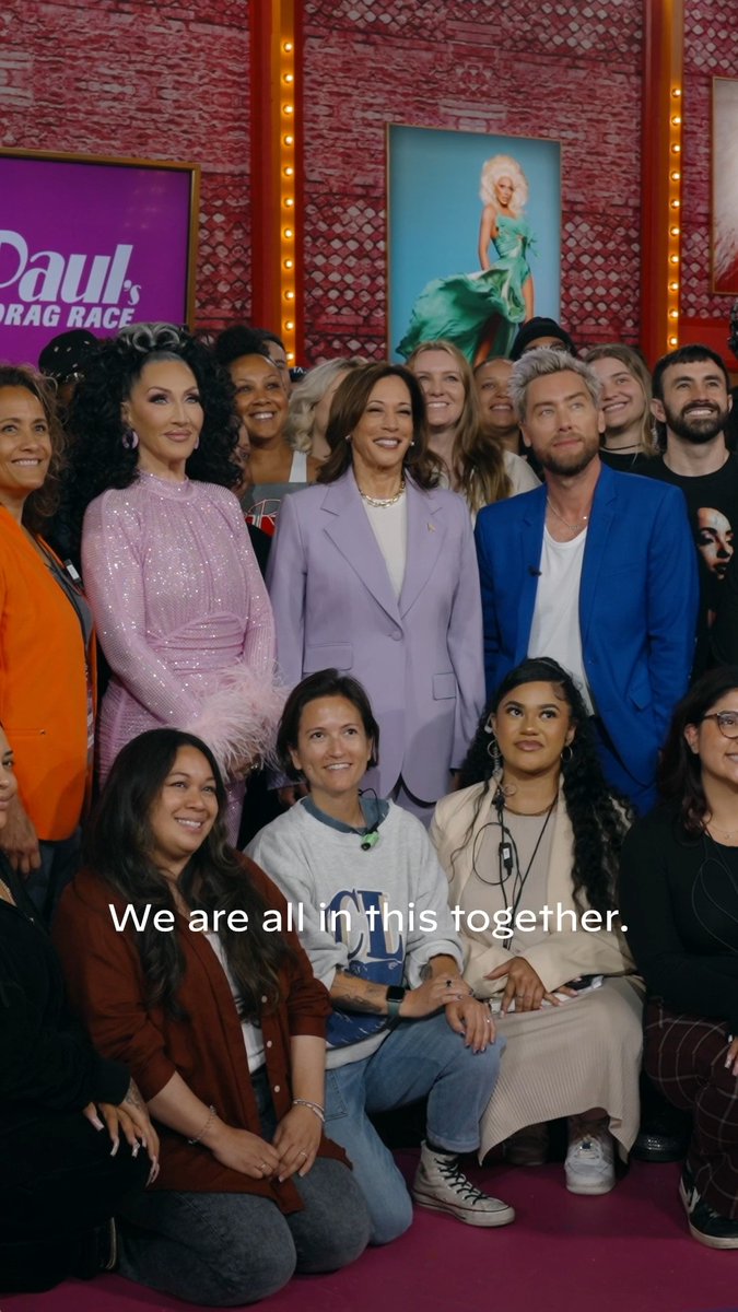 It was a pleasure to visit the RuPaul's Drag Race Werk Room to remind Americans that our vote is our power—make sure your voice is heard this November!