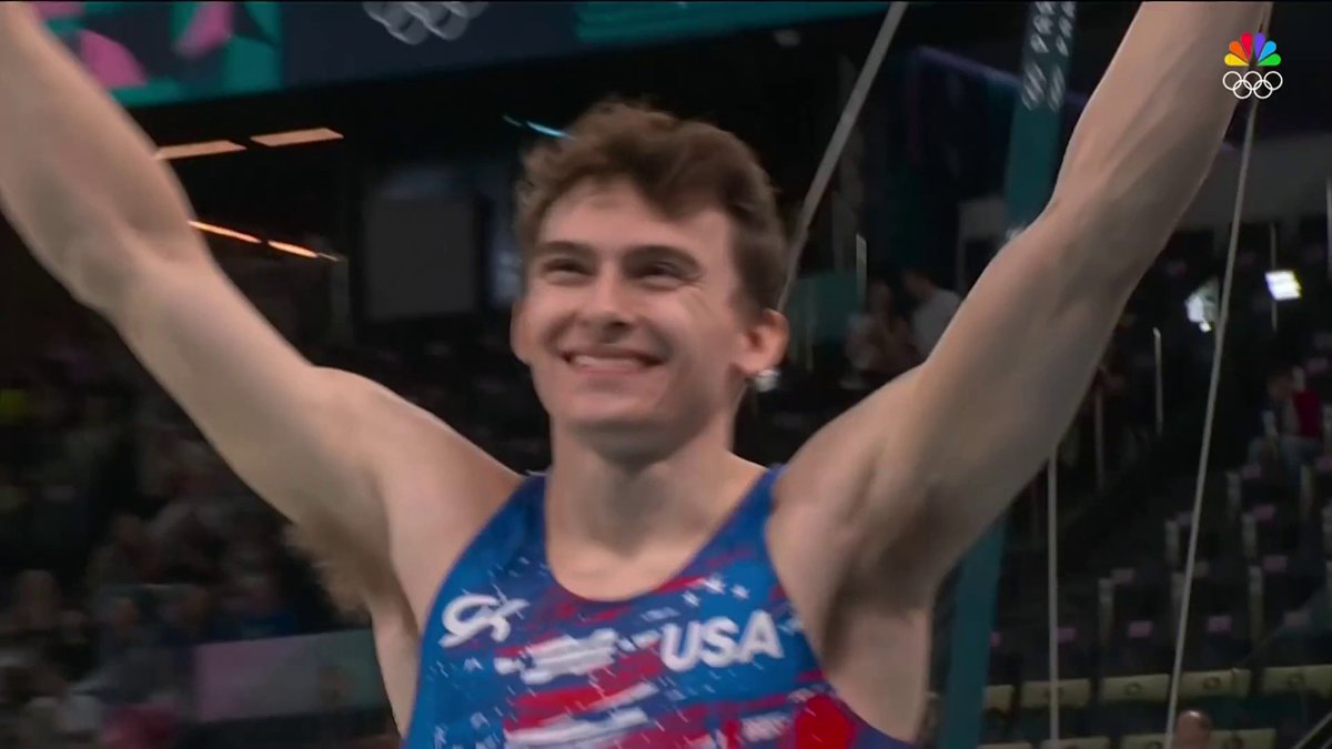 MOMENT = MET Pommel horse specialist Stephen Nedoroscik is doing WORK. 📺 #ParisOlympics on NBC and Peacock