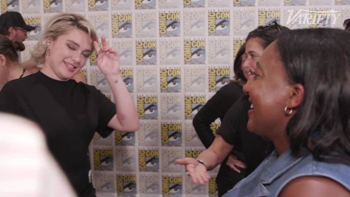 Florence Pugh’s reaction to Robert Downey Jr. being announced as Doctor Doom for 'AVENGERS: DOOMSDAY'