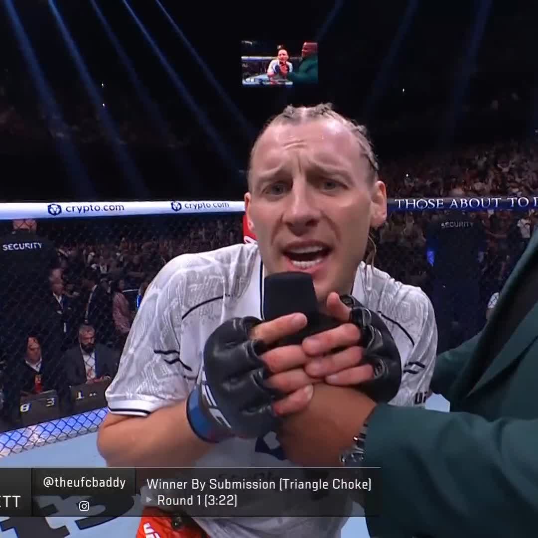 🗣️: "STATEMENT MADE B*****S!" Paddy Pimblett is on CLOUD NINE after that win! #UFC304 🏴