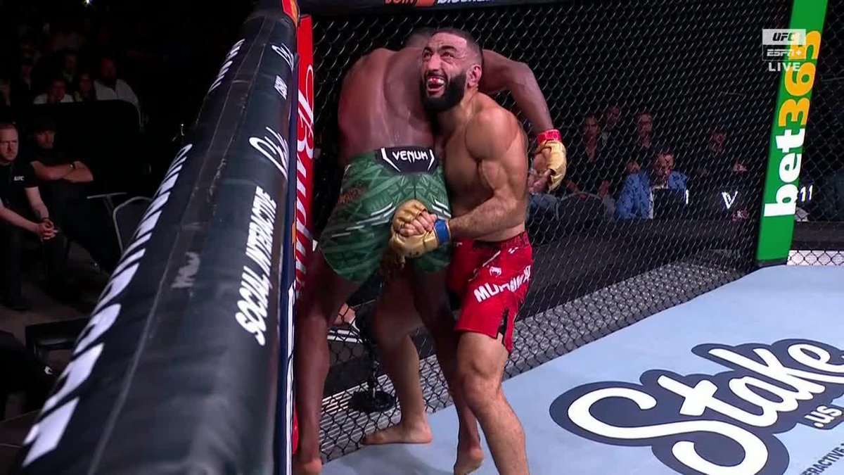 BELAL DROPPED LEON ON HIS HEAD 😳 #UFC304