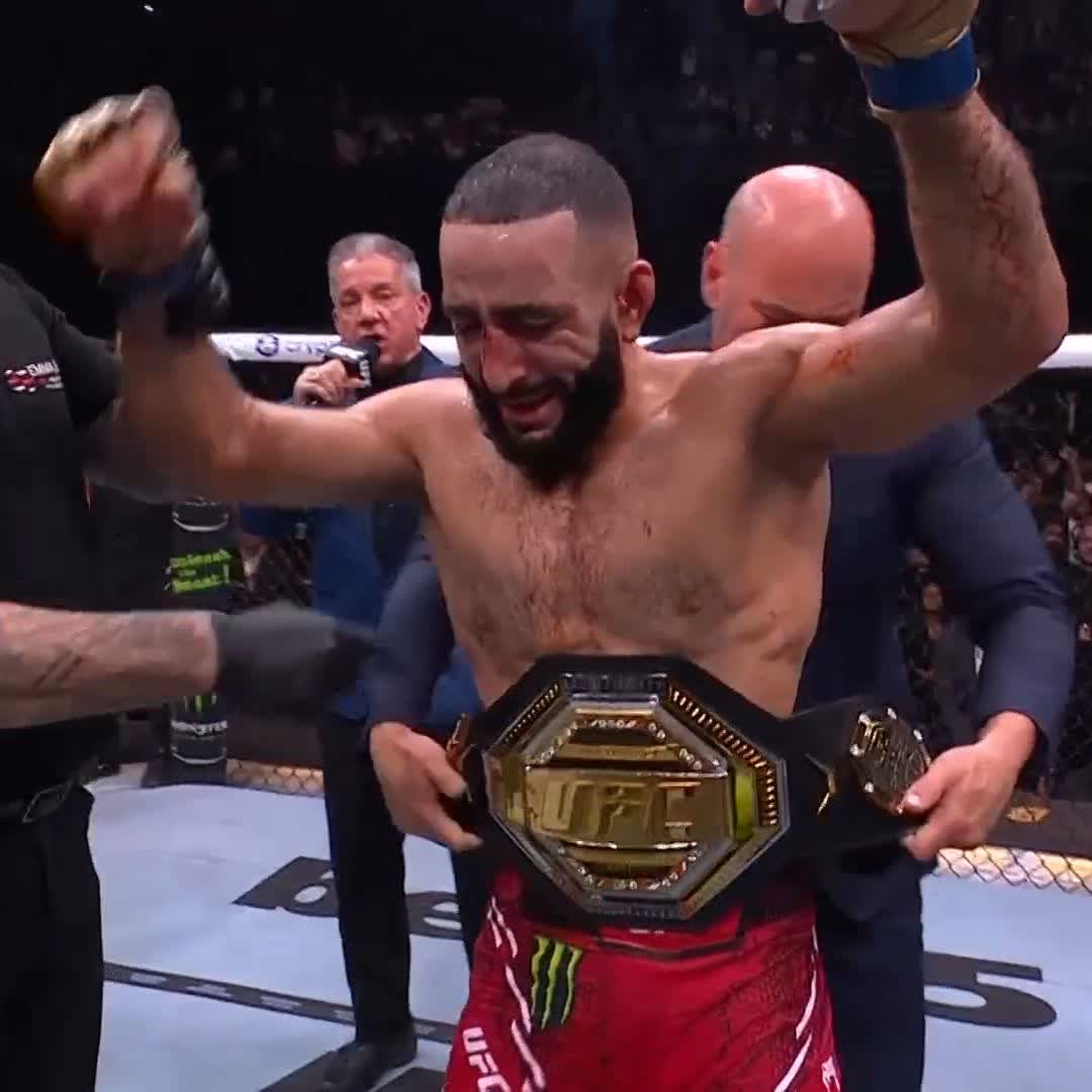 ๐๐๐๐๐๐๐๐ ๐๐๐ ๐๐๐๐ ๐ #AndNew UFC undisputed welterweight champion of the world, @BullyB170! #UFC304