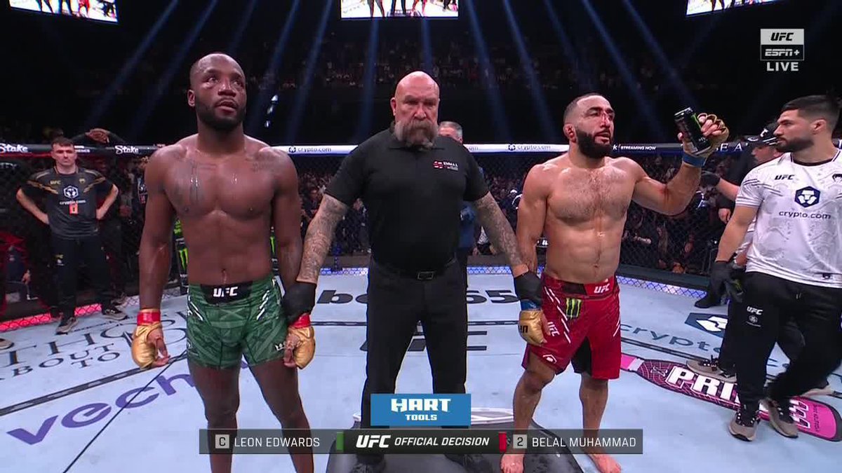 AND NEW! 🗣️ BELAL MUHAMMAD IS THE WELTERWEIGHT CHAMPION OF THE WORLD 🏆 #UFC304