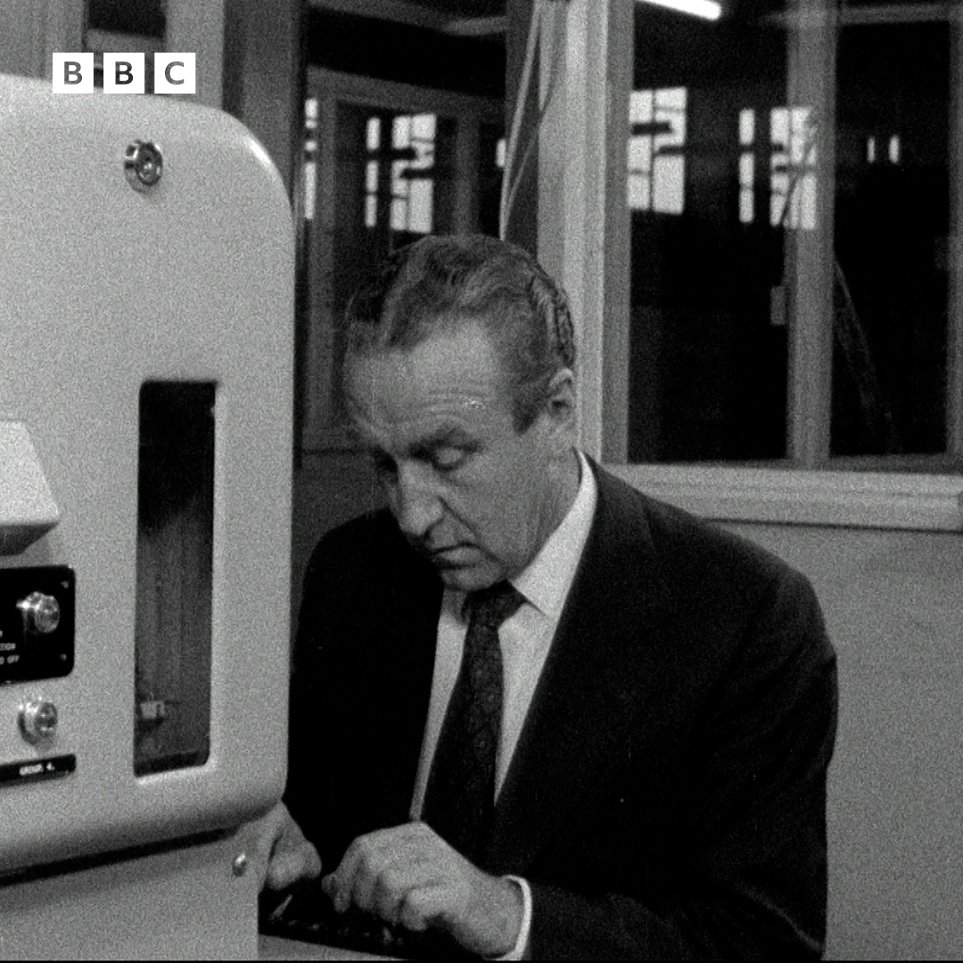 #OnThisDay 1959: Norwich becomes the first place in the world to have a postal code on letters. With the aid of an electronic sorting machine, this will mean faster sorting. Postmaster-General Mr Marples gives an impossibly awkward interview.