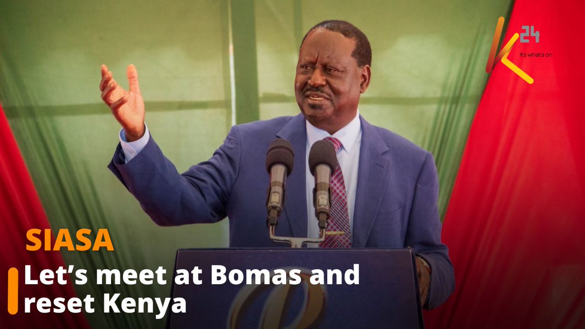 “Let’s meet at Bomas and reset Kenya,” Raila demands review of constitution to address governance issues