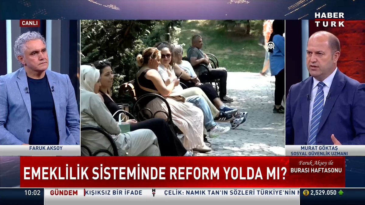 Emeklilik sistemi değişecek mi? #BurasıHaftasonu'nda Faruk Aksoy sordu; Sosyal Güvenlik Uzmanı Murat Göktaş yanıtladı.