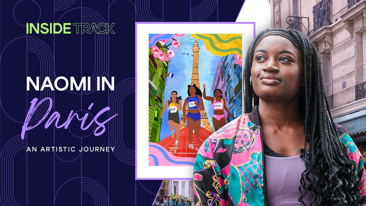 “I am so much more than just an athlete” After a recent injury, 🇬🇧's Naomi Metzger turned to art to escape and found a passion for expressing herself through her artwork. Watch 'Naomi in Paris' exclusively on 'Inside Track' 🔗