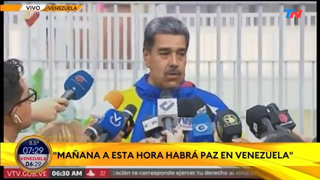 🇻🇪 | VENEZUELA VOTA: Nicolás Maduro afirmó que reconocerá al árbitro electoral y los boletines oficiales.