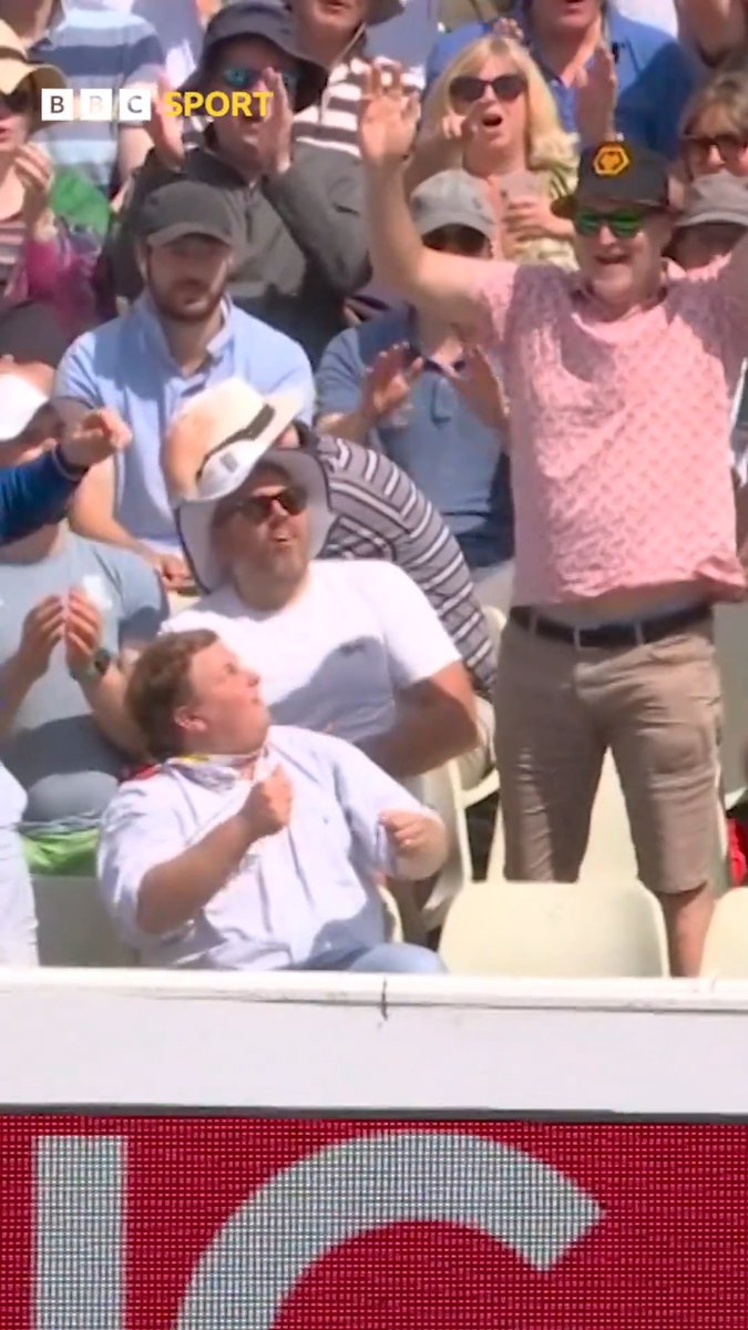 Well held, sir. We always enjoy a crowd catch! 👐 #ENGvWI #BBCCricket