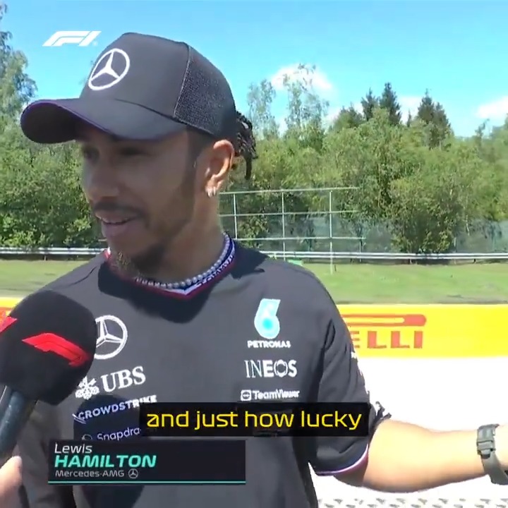 He might have seven world titles, and more poles and race victories than any other driver... But at the heart of it all, Lewis Hamilton is just a HUGE F1 fan 🥰 #F1 #BelgianGP