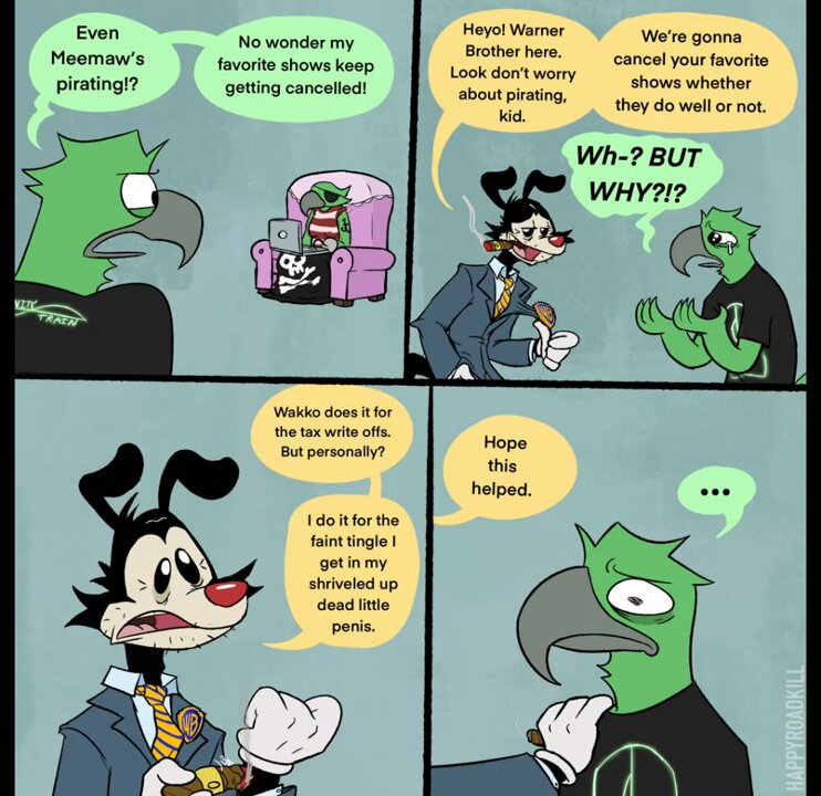 saw this comic from ☠️ HAPPY ☠️ and knew what must be done (ft. @J_Van_Doren)