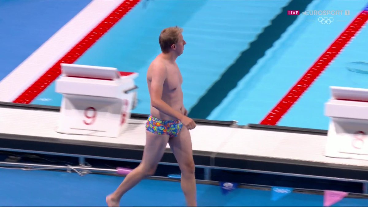 Not all heroes wear capes, some wear funky trunks 🦸♂️ #Olympics #PARIS2024