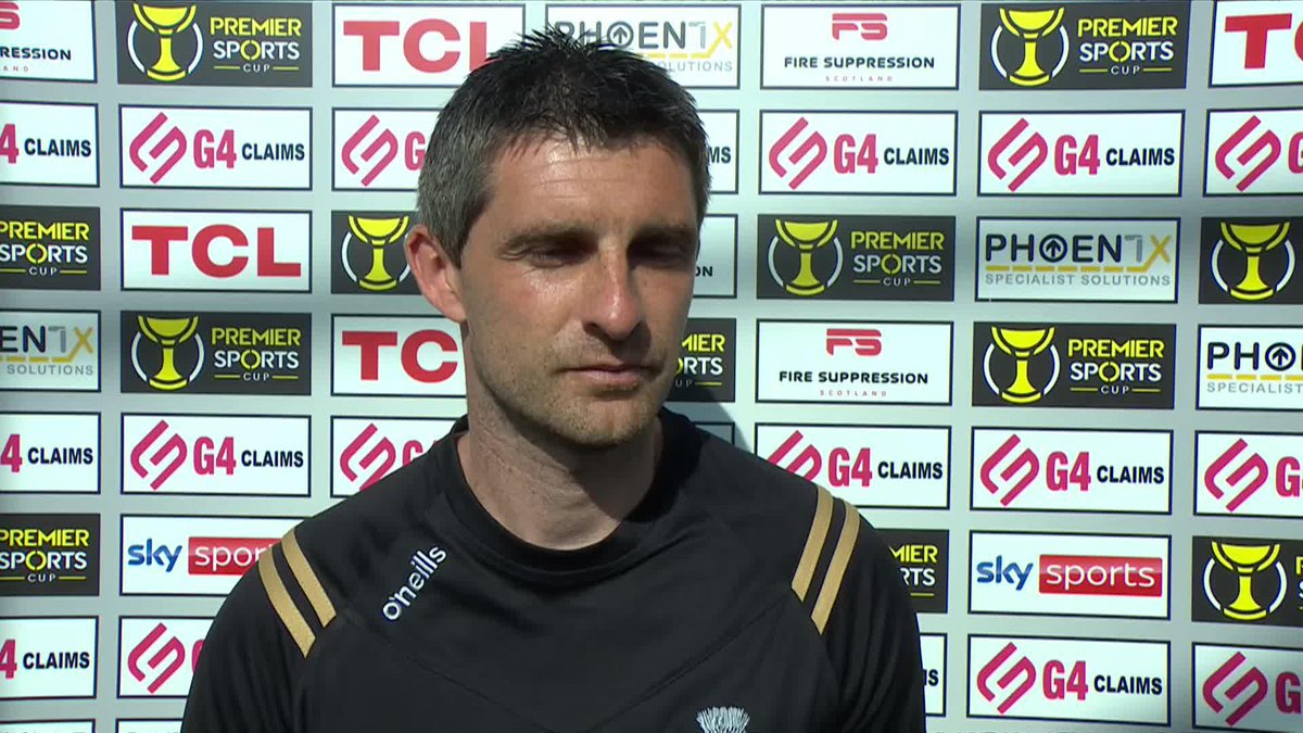 🔴🟡 Partick Thistle FC manager Kris Doolan on his frustration at the confusion that prevented him from making a substitution "I went to put a striker on and was told I couldn't." 🗣️ #PremierSportsCup