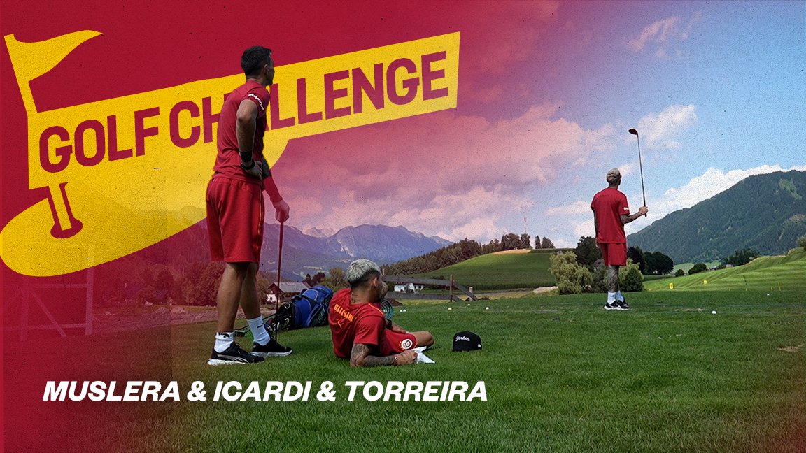 ⛳️ Golf Challenge | Muslera &amp; Icardi &amp; Torreira, Galatasaray YouTube KATIL'da yayında! 📺 Sen de hemen KATIL, kulübümüze ait en özel anları ve içerikleri kaçırma! ✔️ Tamamını izlemek için 👇