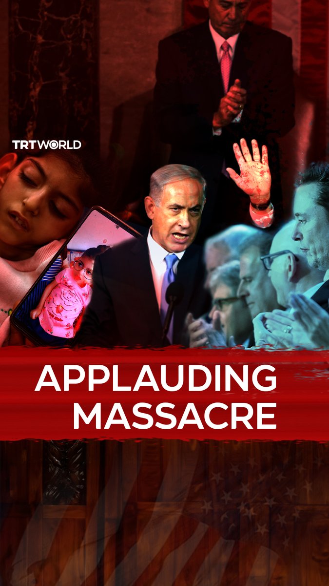 The bombing of schools, the destruction of families, children and civilians in Palestine’s Gaza. These are some of the tragic realities US lawmakers and guests actually applauded during Israeli Prime Minister Benjamin Netanyahu’s address to US Congress on July 24