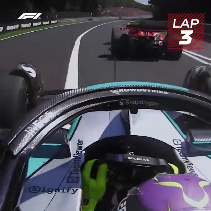 Lewis was on it right from the start in Spa 💪 #F1 #BelgianGP