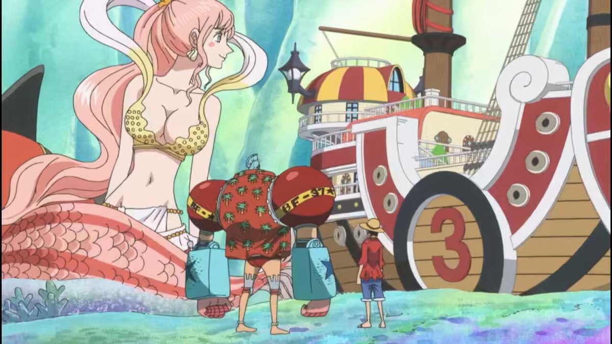 the transition from luffy crying to him smiling at the sight of jimbei, i'm gonna cry
