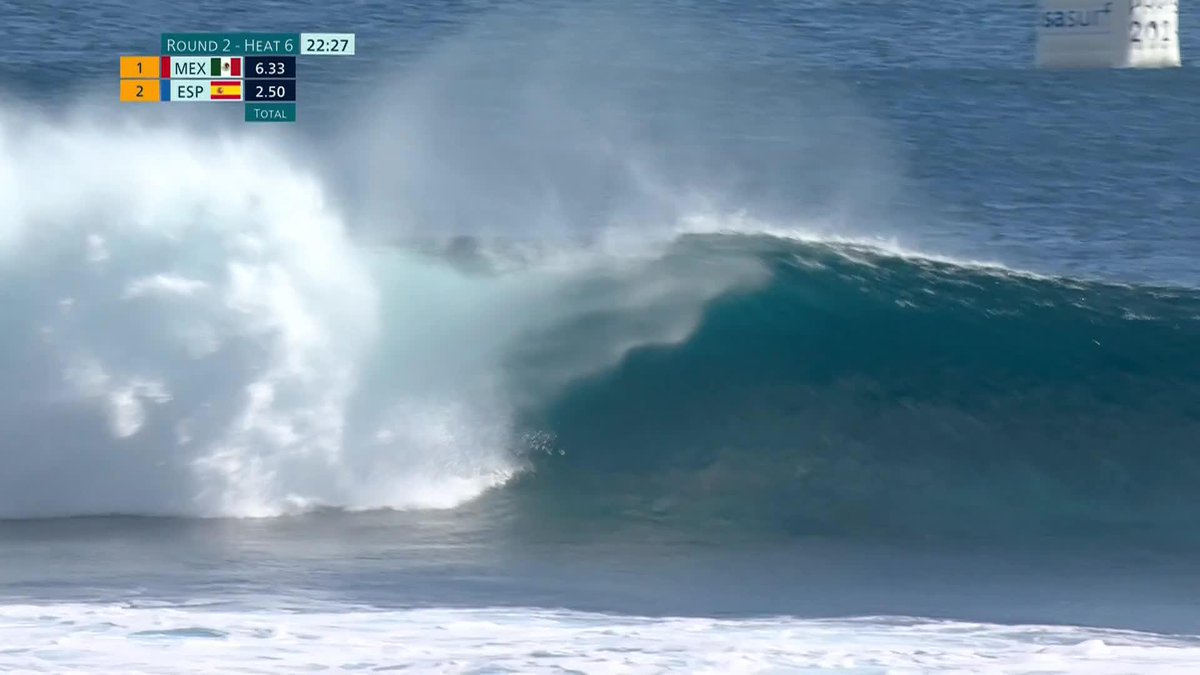 La segunda Ola de Alan Cleland fue una completa belleza 😍🌊🏄🇲🇽