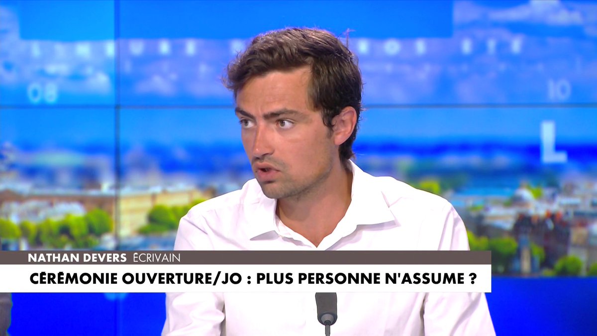 Nathan Devers, écrivain, sur la cérémonie d'ouverture des Jeux olympiques : «La France a affirmé avec beaucoup d'ostentation et de fierté que nous étions le pays de la liberté» #HDProsEte