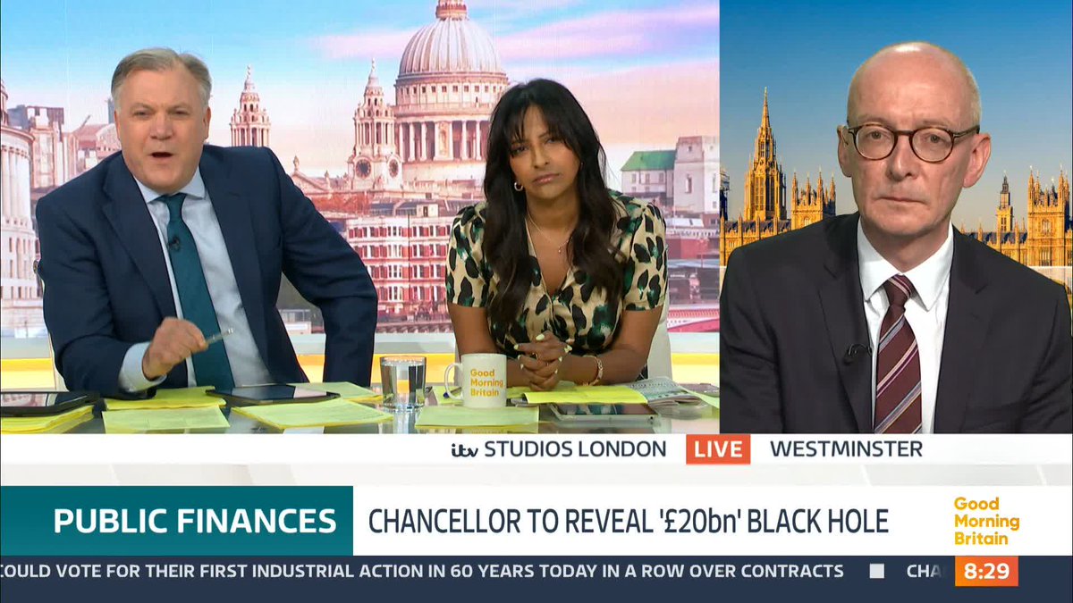 'Are you just preparing the ground for taxes to go up in the future?' Ed Balls questions Pat McFadden over Labour's plan for taxes after they revealed there is £20bn black hole in public funds.