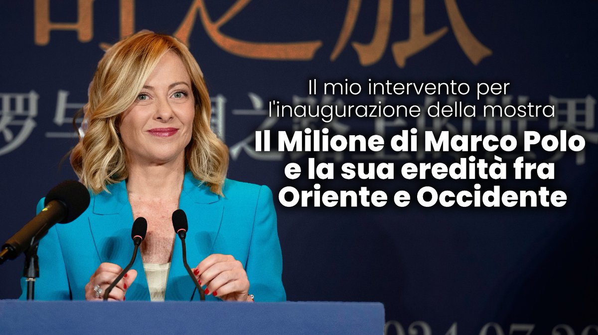 Il mio intervento per l'inaugurazione della mostra "Il Milione di Marco Polo e la sua eredità fra Oriente e Occidente" a Pechino