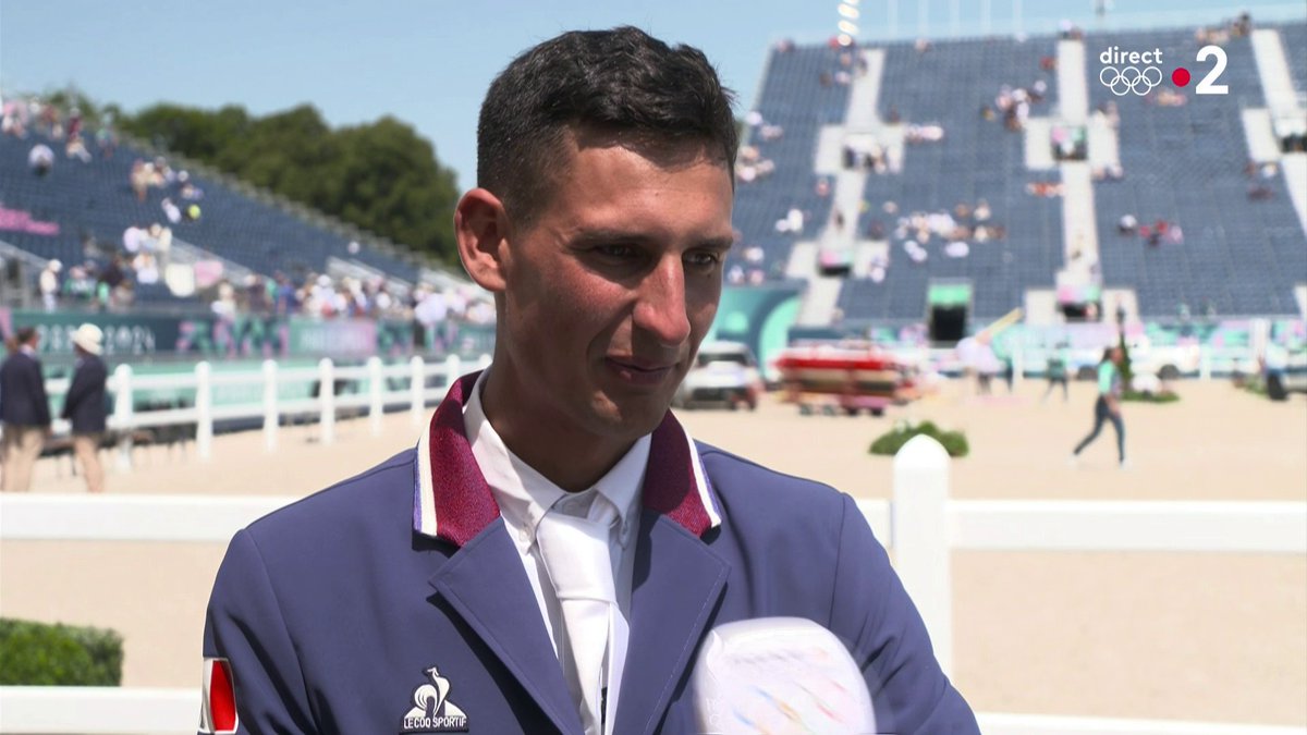 #Paris2024 | 🎙 ''C'était son rêve de venir aux JO de Paris avec ce cheval.'' Stéphane Landois avait un bel objectif pour rendre hommage à son amie Thaïs Meheust, disparue en 2019. 📺 Suivez les JO en direct :