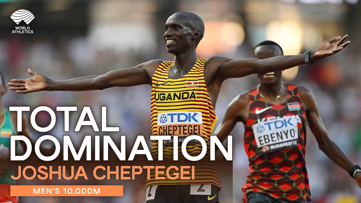 10,000m King 👑 After securing world titles in 2019, 2022 and 2023, can 🇺🇬's Joshua Cheptegei 🇺🇬🇺🇬 🥇🥇 turn his 10,000m silver medal from the Tokyo Olympics into gold in Paris this Friday? Watch more Paris previews 👉 #WorldAthleticsChamps