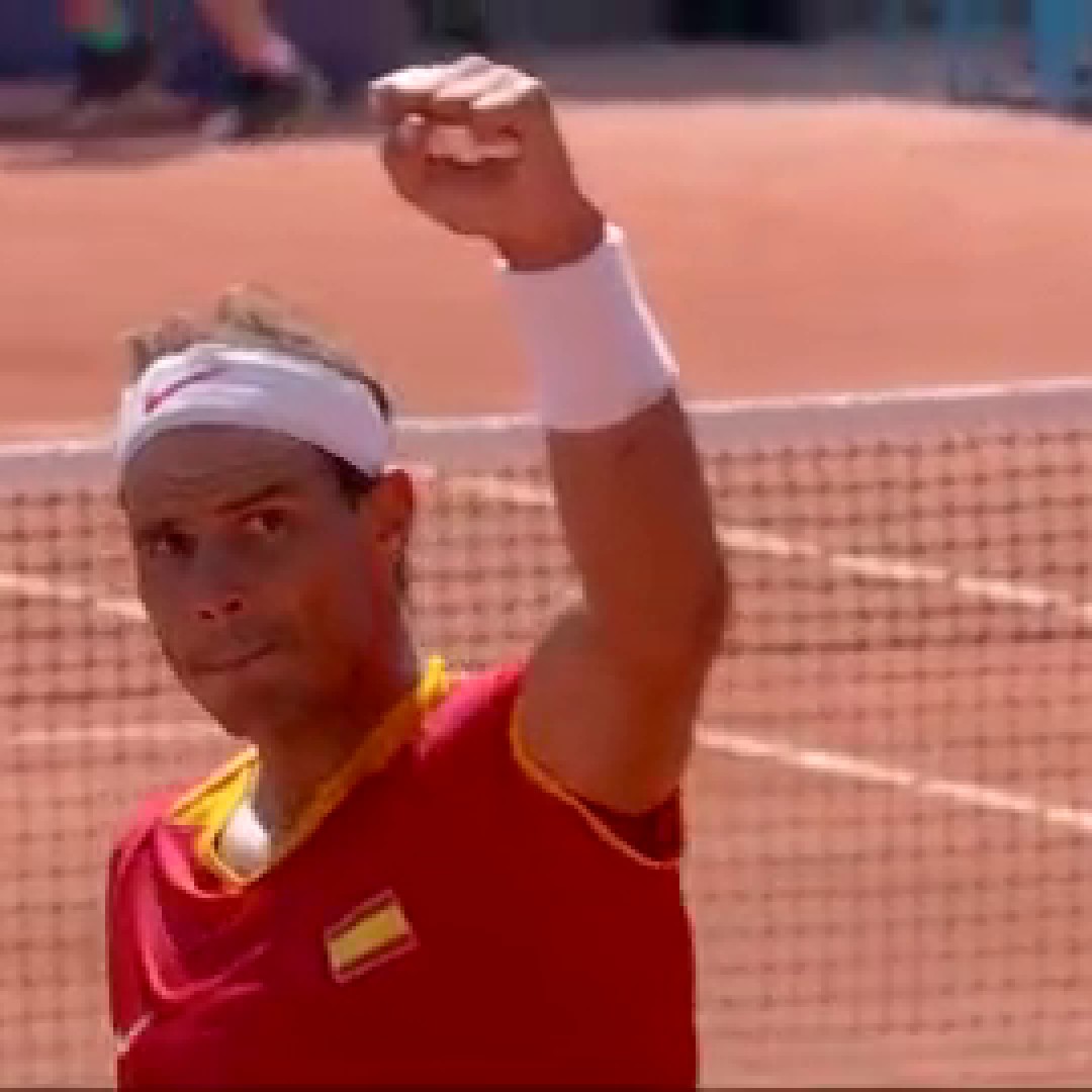 OH CE POINT 🤯 Nadal n'a pas dit son dernier mot et Djoko est prévenu ! On se régale ! Suivez les Jeux de #Paris2024 en intégralité sur Eurosport via Max