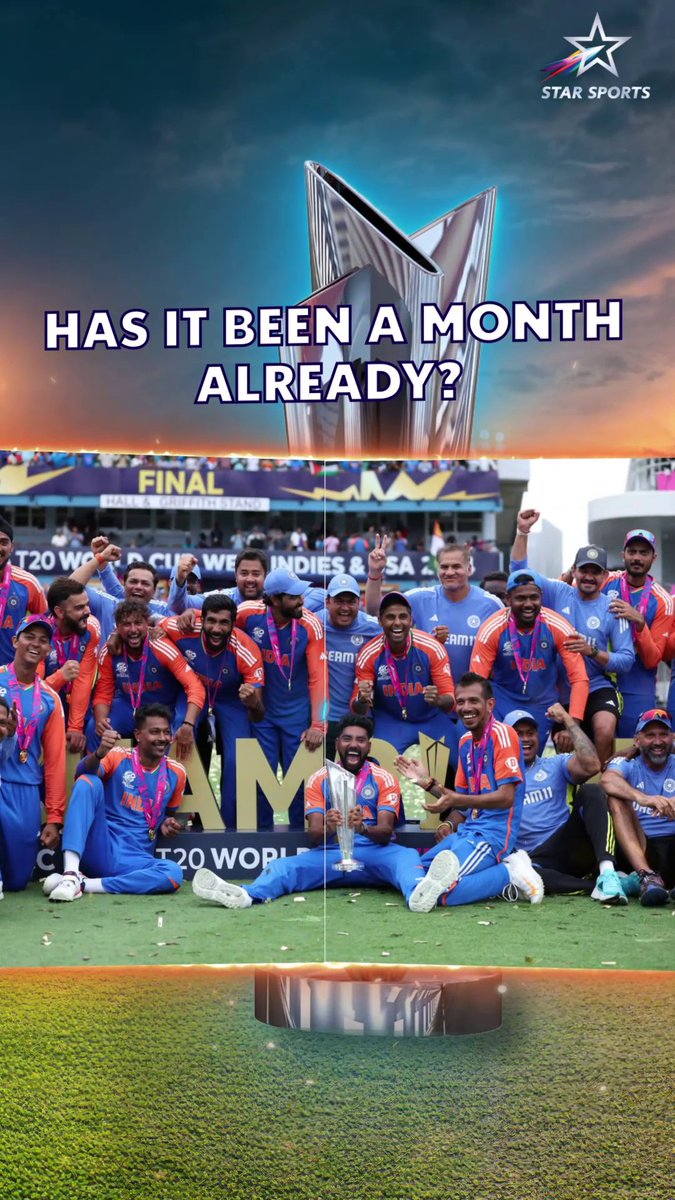 A SPECIAL EDIT BY STAR SPORTS FOR TEAM INDIA. 🇮🇳 - Rohit & his team conquered T20I Cricket...!!!!
