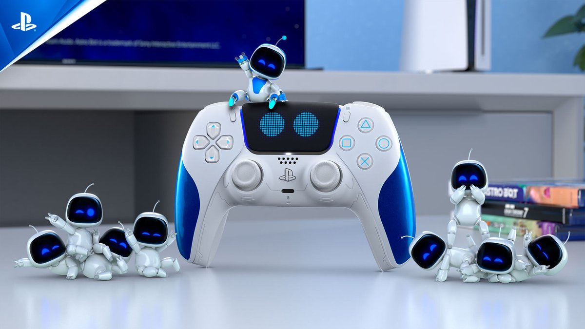 Echa un ojo a este nuevo mando (el mando te echa un ojo de vuelta) 👀 Presentamos el mando DualSense Edición Limitada de Astro Bot. Las reservas empiezan el 09/08 y el mando llega el 06/09: