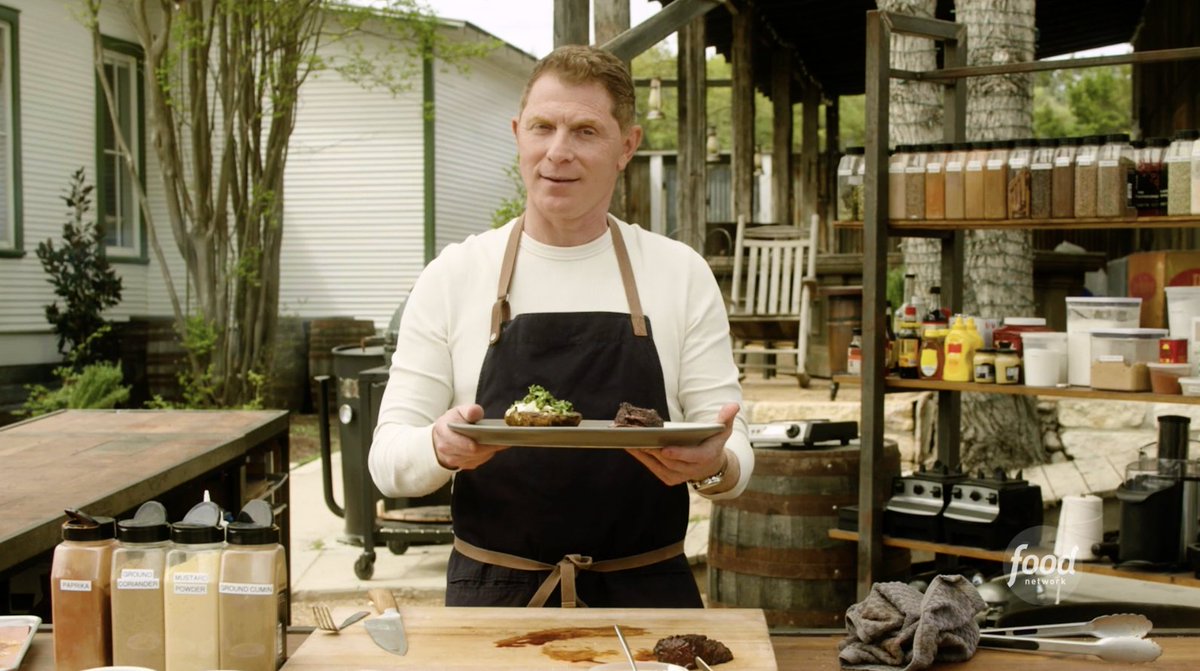 .Bobby Flay says that the hanger steak is called "the butcher's filet" because it's so flavorful and tender 🥩 BONUS: It's pretty inexpensive too! #BBQBrawl > Tonight @ 9|8c
